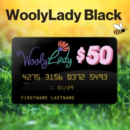 WoolyLady Black $50 Card