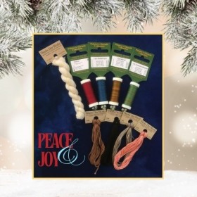 Peace and Joy Banner Kit Hand Thread Kit 