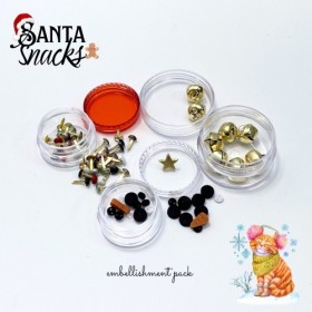 Santa Snacks Embellishment Pack
