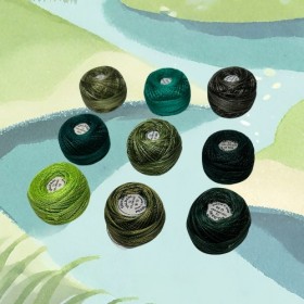 Viridescent Greens Hand Thread Collection