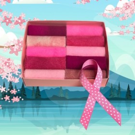 Pink Ribbon Cannoli Box